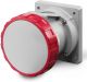 Промишлен контакт 3P+Е 125A IP67/69 ПРАВ 114х114мм 