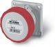 Промишлен контакт 3P+Е 16A IP67/69 ПРАВ+E252 75х75мм 