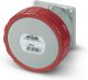Промишлен контакт 3P+Е 32A IP67/69 ПРАВ 75х75мм 