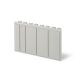 Глуха капачка за празни модули в табла Domino 4мод. 72x45mm цвят сив 