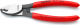 Клещи за рязане на кабел с двойно усилено острие 165мм червена ръкохватка Knipex