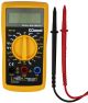 Мултицет дигитален 300V жълт с 9V батерия и сонди
