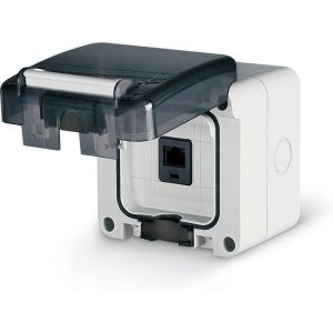 Компютърна розетка RJ45 cat. 6 за открит монтаж IP 66 