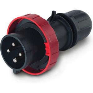Промишлен щепсел 3P+Е 125A,  IP66/67/69