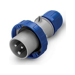 Промишлен щепсел 2P+Е 32A,  IP66/67/69