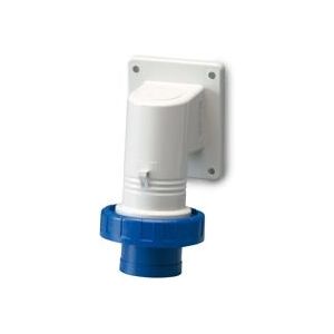 Промишлен щепсел 2P+Е 16A 380V,  IP66/67, 6h, 90гр., 70х87мм 