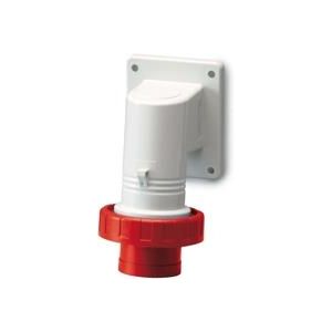 Промишлен щепсел 3P+N+Е 16A 380V,  IP66/67, 6h, 90гр., 70х87мм 