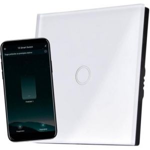 Еднополючен ключ с Wi-Fi за SMART управление 100W LED чрез Ios/Android приложение Commel IoT