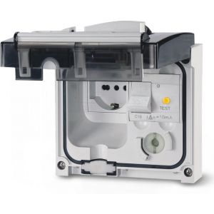 Контакт Итало-Германски стандарт с ДТЗ/ IP56 /  16A