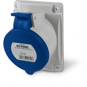 ,Промишлен контакт 2P+Е 32A 230V,, IP54,, 84х106мм ,