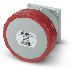 Промишлен контакт 3P+N+Е 32A IP67/69 ПРАВ 75х75мм 