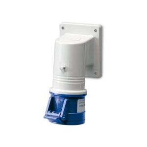 ,Промишлен контакт 2P+Е 16A 380V IP44,, 6h,, 90гр.,, 70х87мм ,