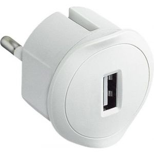 Зарядно за контакт USB тип A 1.5A 7.5W бяло