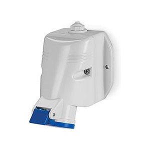 ,Промишлен контакт 2P+Е 16A IP44,, 3 кабелни входа/изхода М20,