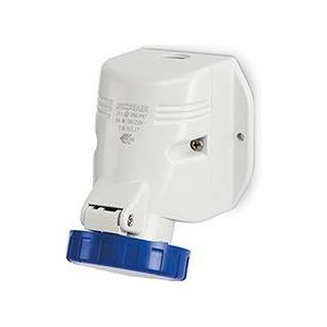 ,Промишлен контакт 2P+Е 16A,,  IP66 открит монтаж ,