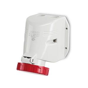 ,Промишлен контакт 3P+Е 32A,,  IP66 открит монтаж ,