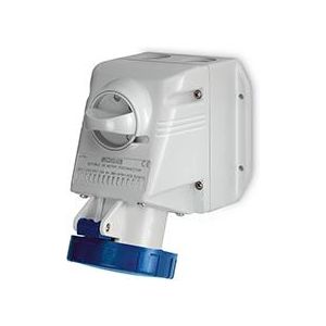 ,Промишлен контакт с ключ 0/I 3P+N+Е 32A,,  IP66,