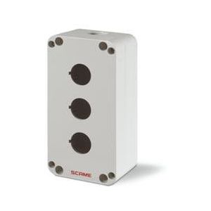 Празна кутия IP65 три отвора ф22мм