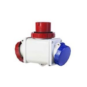 ,Индустриален адаптор,,  IP66 от евро щепсел 3P+N+Е 16A към 3P+N+Е 16A и 2P+Е 16A,