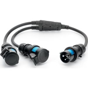 Индустриален мулти адаптор IP44/IP54 16A 2P+E 230V