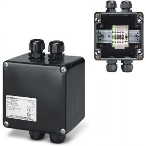 Кутия взривозащитена EX 122х120х90мм IP66, плътни стени, 8xWDU 4,0mm?, серия Zenith-P ЕX 