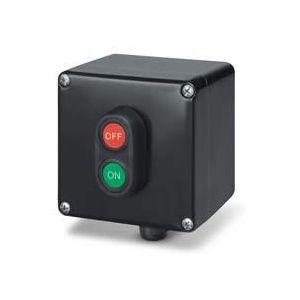 ,Взривозащитен пуск/стоп Ex клас II 2GD 122х120х90мм  ,,3А ,,250V AC,, IP66,