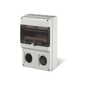 Табло за индустр. контакти и DIN модули,  IP66, PG и М вход, /12 DIN и 2х16A или 32A/ 