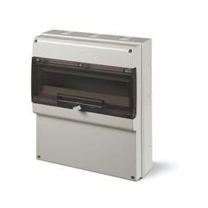 Табло за индустр. контакти /без отвори/ и DIN модули,  IP66, PG и М вход, 16 DIN и плътен капак 400х328х140мм