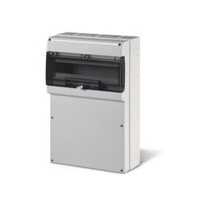 Табло за индустр. контакти /без отвори/ и DIN модули,  IP66, PG и М вход, 24 DIN и плътен капак 550х477х150мм