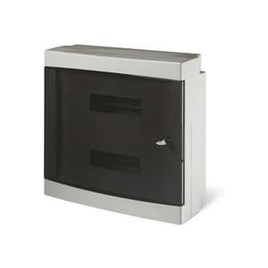 Табло за открит монтаж 2х18М, прозрачна врата, IP40 