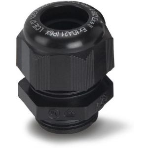 Щуцер взривозащитен без гайка M25х1.5 Ex II 2GD Зона 1/2/21/22, IP66, UV /50бр/, кабел 10-14mm