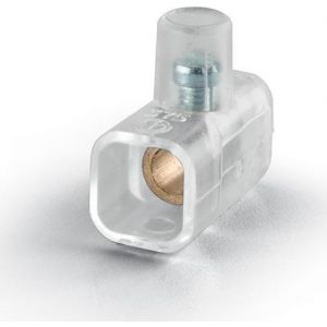 ,Клема глуха за кабел 35мм2,, 125A прозрачна ,