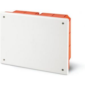 Разклонителна кутия за мазилка 92х92х45мм с капак 