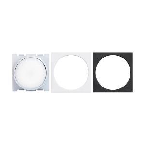 Изваждаема LED лампа 2 модула с копче 0.4W 230V захранване