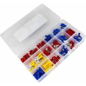 Кутия с кабелни обувки и съединители 18 вида 