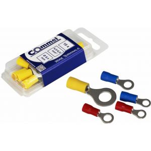 Кабелна обувка тип ринг ф8.4мм за кабел 4-6мм2  в блистер 10 бр. 