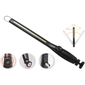 Работна LED лампа 10W 580lm магнитна стойка на 360° с батерия 2000 mAh USB charger IP44 