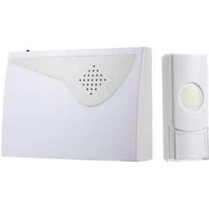 Безжичен звънец бял 36 мелодии 70dB 100 метра 