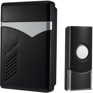 Безжичен звънец ЧЕРЕН 36 мелодии 70dB 80 метра 