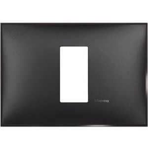 Рамка ЧЕРЕН САТЕН 1 мод.ИТАЛИАНСКИ СТАНДАРТ за монтаж върху носеща рамка 3 мод.