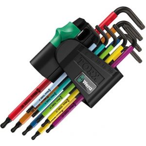 Комплект шестограми 967/9 TX BO Multicolour с цветна изолация 